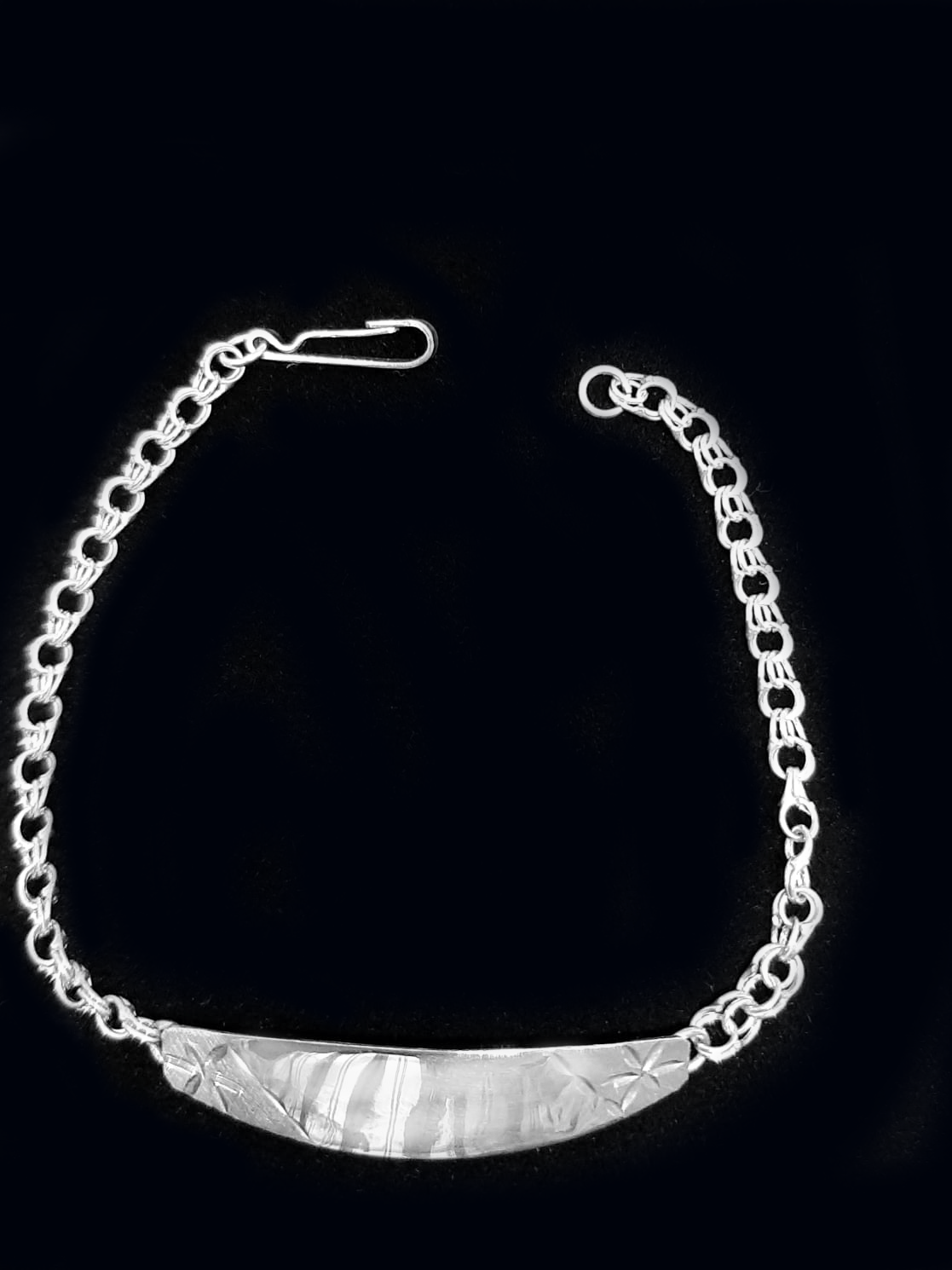 Silver Ladie ID Band